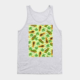 Papaya Pattern Tank Top